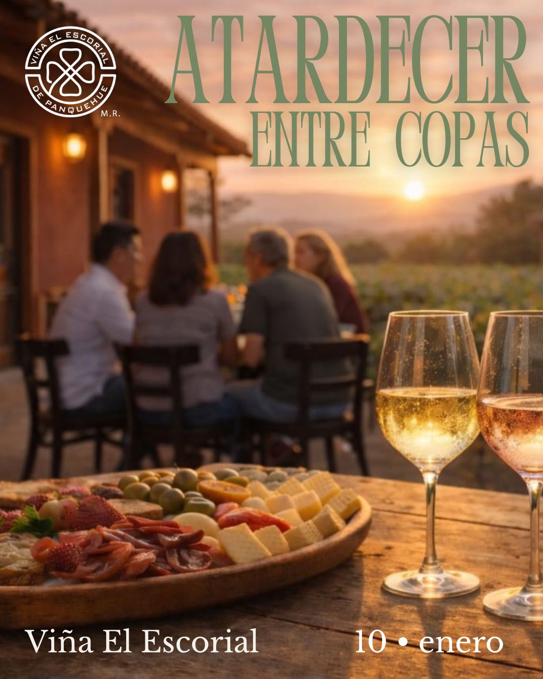 Atardecer entre copas